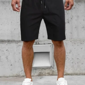 NOBERO Men Mid Rise Drawstring Cotton Sports Shorts